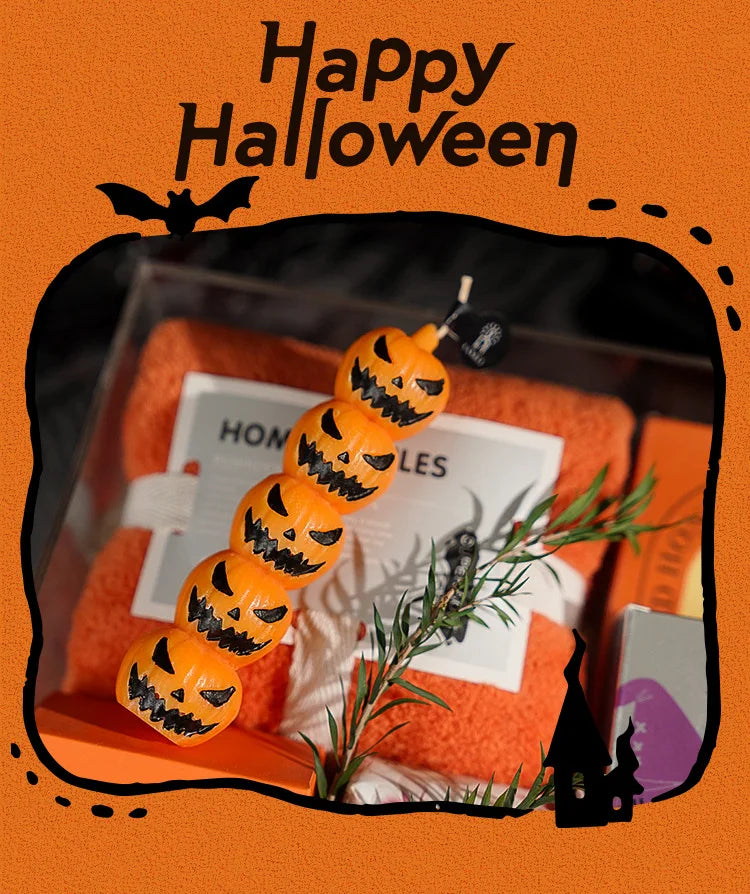Halloween Candle Set: Skulls, Pumpkins, or Bone Fingers