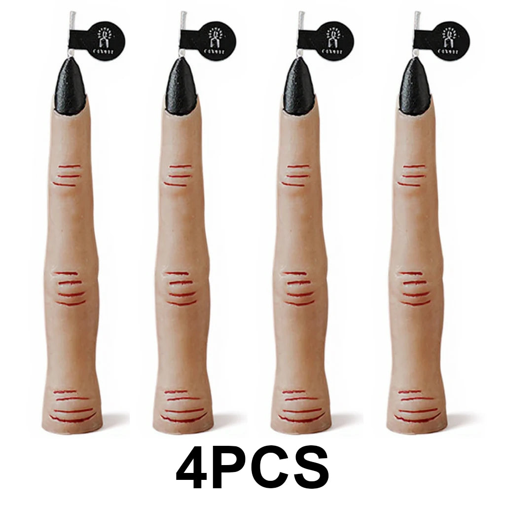 Halloween Candle Set: Skulls, Pumpkins, or Bone Fingers
