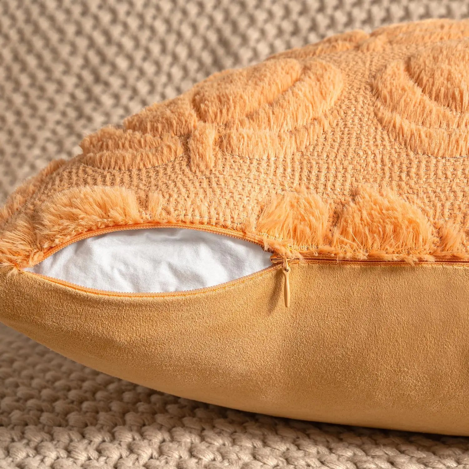 Halloween Pumpkin Embroidered Plush Pillowcase